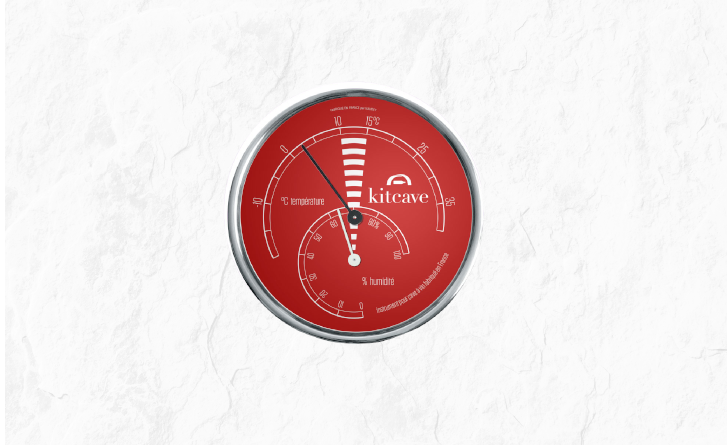 L'ATELIER DU VIN - Thermomètre hygromètre pour cave à vin - 095225-4 -  Vente petit électroménager et gros électroménager